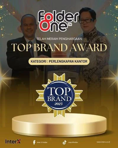 FolderOne - Top Brand Award 2025, office supplies category