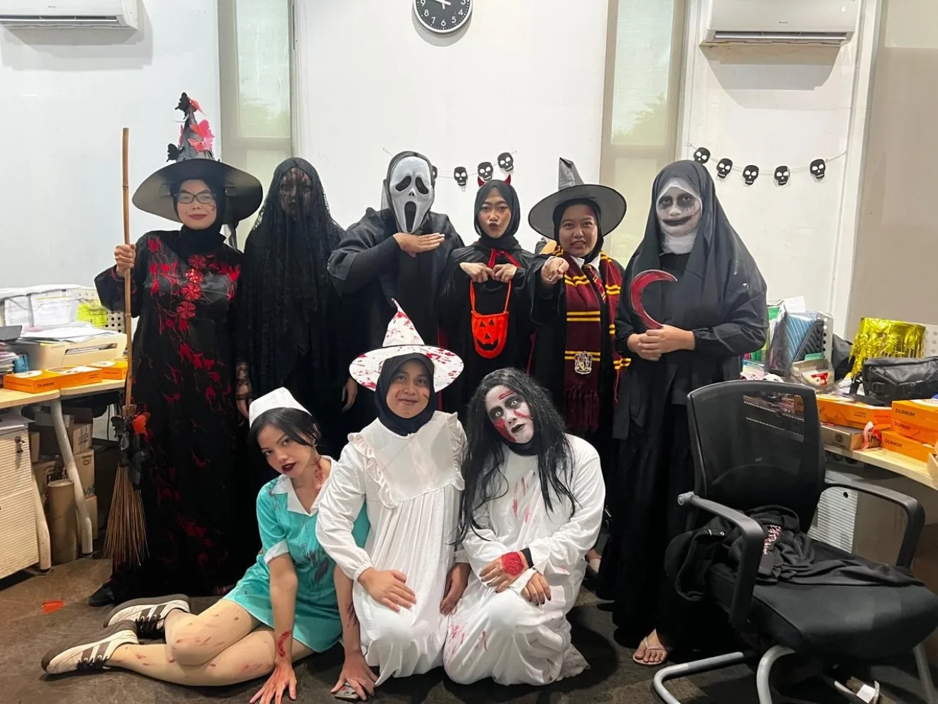 Halloween at the office, October 2024
